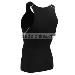 Comfortable 140gsm 100% Cotton Mens Sport Tank Top thumbnail-4