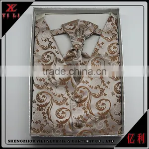 Fashion Cheap Men's Customize Waistcoat, Gift Boxes Packaging Vest thumbnail-2