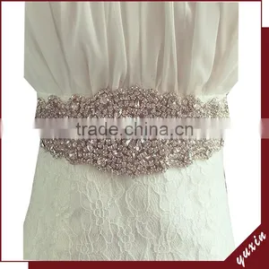 YXBB61 Wedding Belt Bridal Belts With Diamond Sashes Bead Sash thumbnail-1