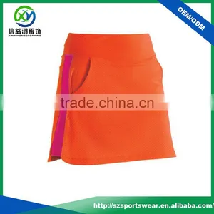 2017 New Design Breathable Mesh Fabric Dry Fit Performance Ladies Skirt, Sport Skirts thumbnail-2