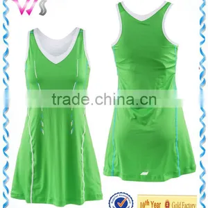 Tennis Clothes Woman Custom Girls Tennis Long Dress Clothes Wholesale thumbnail-2