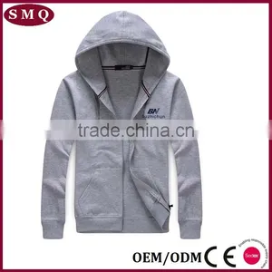 OEM Manufacturer Custom Size Plain Cotton Zipper Jacket Hoodies thumbnail-3