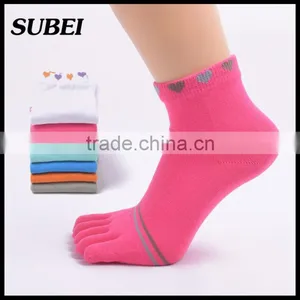 Lovely Jacquard Toe Sock Woman Yoga Pilates Sock thumbnail-1