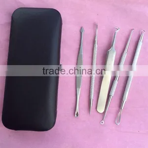 Curved Acne Clip Tweezer Extractor Needle Blackhead Comedones Whitehead Remover thumbnail-1