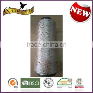 Sequin Yarn Hand Knitting Yarn 3mm for Knitting 150D thumbnail-1