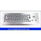 86 Keys Dust-proof Metal Industrial Computer Desktop Keyboard With Trackball MKB-F86-TB-DT thumbnail-1