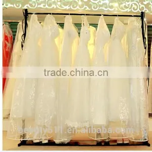 High Quality Non Woven Wholesale Wedding Dress Garment Bag WB11 thumbnail-2