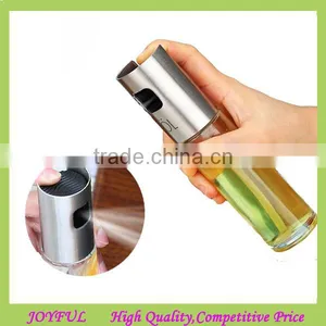 Hot Sale 100ml Oil Bottle, Stainless Steel and Glass Olive Oil Mist Spray Bottle thumbnail-1