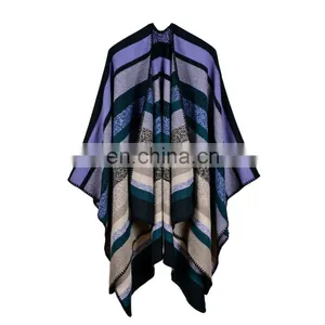 Ms. Bar Europe Cashmere Shawl Scarf Long Cloak thumbnail-3