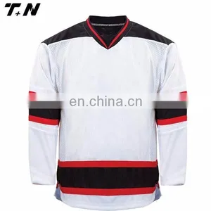 100% Polyester Reversible Custom Ice Hockey Uniform thumbnail-1
