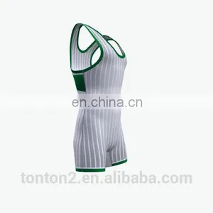 Sublimation Quick Dry New Wresting Singlet thumbnail-6