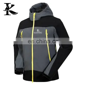 2016 OEM Outdoor Mens Hooded Winter Softshell Jacket thumbnail-2