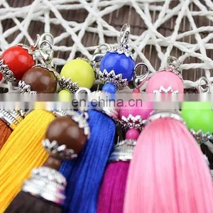 Sexy Sparkles Key Chains Key Rings Lobster Clasp With Tassel For Jewelry Garment Curtain Diy Craft thumbnail-3