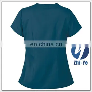 Scrub Top Latest Fashionable Plus Size Nurse Uniform thumbnail-2