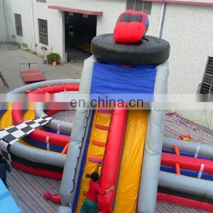 Golden Supplier Bounce Round Obstacle Course Happy Hop Inflatable Water Slide China Suppliers thumbnail-5