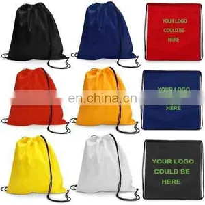 Cheap Plastic Drawstring Bags Wholesale thumbnail-1