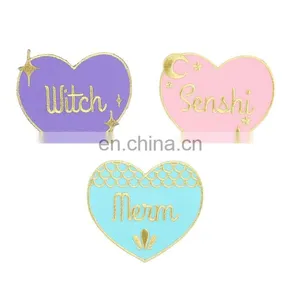 Heart Shape Metallic Gold Embroidery Patch thumbnail-1