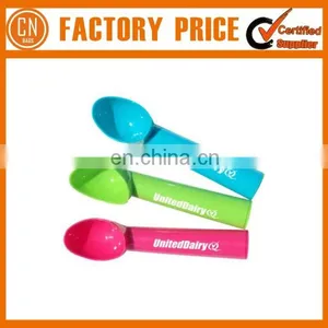 Plastic Ice Cream Scoop Custom Logo Printed Disposable Plastic Scoop thumbnail-4