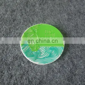 Wholesale Custom Embossed Logo Rubber Drink Coaster for Home Decoration thumbnail-1
