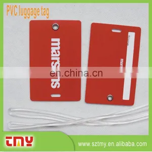 Personalized Custom Vinyl Plastic Pvc Luggage Tag ,Hard Plastic Pvc Luggage Tag Wholesale TMY-003 thumbnail-5