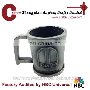 Custom 3D Zinc Alloy Small Metal Drinking Cups/promoion Souvenir thumbnail-1