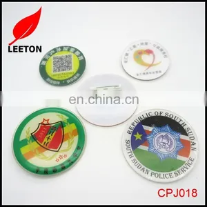 Factory Supply Custom Round Plastic Name Badge thumbnail-1