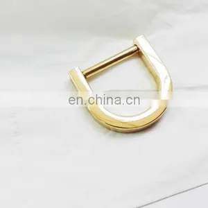 Handmade Polishing High Quality Metal Small d Ring for Bags thumbnail-1