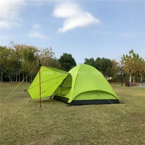 3P Camping Tent Aluminium Pole Double Layer 3 Person Tent for Outdoor Hiking thumbnail-2