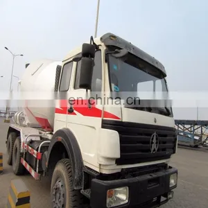 China Hot Sale 16m3 BEIBEN 8X4 Concrete Mixer Truck Price thumbnail-1