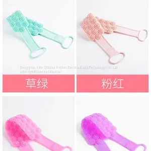 Silicone Shower Back Scrubber Massager Cleaner Bath Belt thumbnail-4