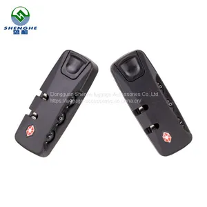 Custom Bag Parts Accessories Plastic Password 3 Digit Luggage Digital Combination Lock thumbnail-3