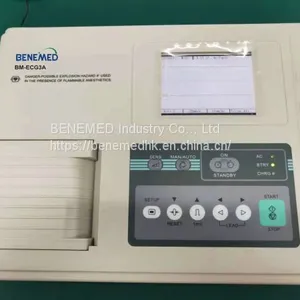 Portable Digital Hospital Electrocardiograph 12 Channel Interpretive ECG Machine thumbnail-2