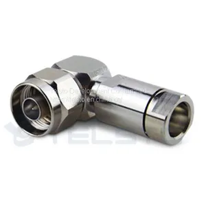 N Male Angle Connector for 1/2’’ Super Flexible RF Cable RF Coaxial Connector thumbnail-1
