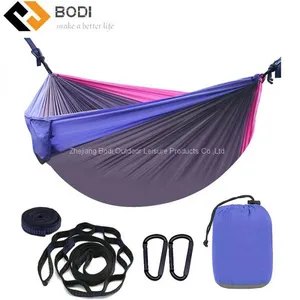 Luxury Waterproof Folding Backpacking Nylon Rope Guitar Hammock thumbnail-1