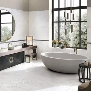 Foshan Porcelain Low Water Absorption 300x600 White Gloss Wall Tile thumbnail-5