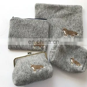 Customized Felt Handbag Coin Bag thumbnail-6