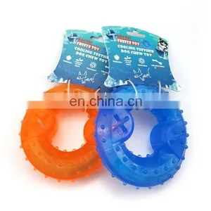 Hot Selling Blue Freezable Ice Circle Dog Cool Toy Against Heat thumbnail-5