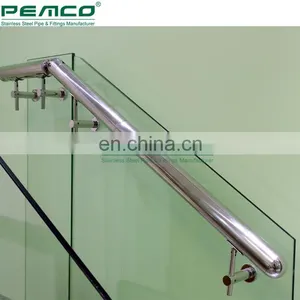 Foshan Factory Staircase Aluminum U Channel Handrail Stair Glass Railing thumbnail-6