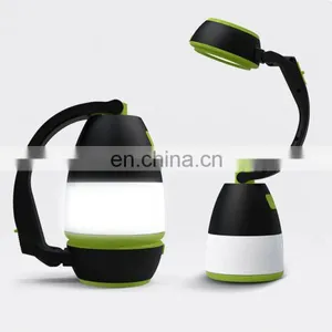 2020 New Outdoor Portable Camp Equipment Vertical Standing Usb Rechargeable Light Led Camping Lanterns thumbnail-1