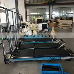 Hot Selling Pilates Reformer Machine in Aluminium With Tower Home Folding Reformer Pilates Equipment With Half Trapeze SNP03 thumbnail-5