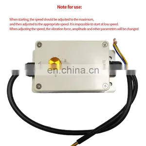 Solid State Speed Regulator AC Single Phase 220v100w Vibration Motor Speed Controller thumbnail-2