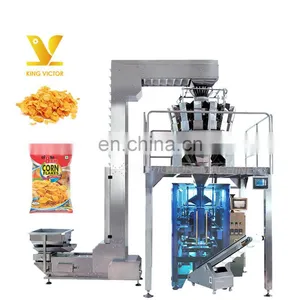 High Quality Small Potato Chip Corn Flakes Weighing Packing Packaging Machine thumbnail-1