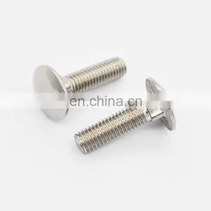 Stainless Steel A2 A4 Screw Zinc Square Neck Mushroom Head M8 Step Carriage Screw Coach Screw thumbnail-5