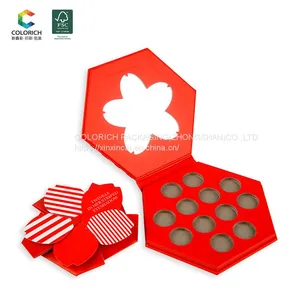 Empty Luxury Eyeshadow Palette Create Your Brand Gift Box Cardboard Paper Packaging Box Brown Eyeshadow Palette Private Label thumbnail-5