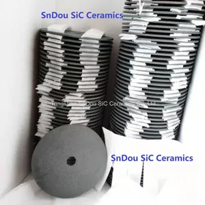 SiC Slabs, Silicon Carbide Kiln Shelves, SiC Setters, SiC Plates, Refractory SiC Ceramics thumbnail-3