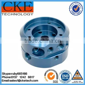 Blue Anodizing Aluminum Turned Parts in Machining Fabrication thumbnail-1