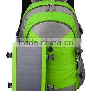 Solar Bicycle Charger Bag, Solar Charger Backpack With 6.5 Watts Solar Panel,green Solar Backpack,solar Hydration Backpack thumbnail-2