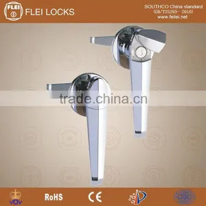 CE RoHS 2015 FEILEI MS306-1 Industrial Electrical Cabinet Zinc Alloy Water Dustproof Cabinet Gate Swing L Handle Lock With Cover thumbnail-1