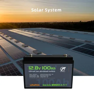 6000 Deep Cycles 24V 200Ah Lifepo4 Battery Pack Rechargeable Lithium Ion Solar Rv Battery 12v100ah thumbnail-4
