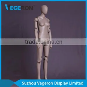 High Quality Fiberglass Flexible Female Mannequin thumbnail-1